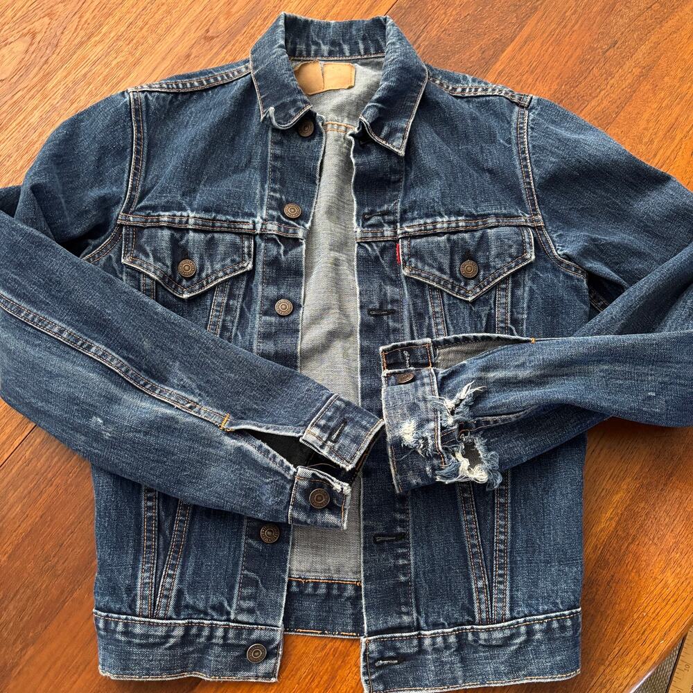 Levi’s Vintage Big E 1960’s medium Wash Jean denim jacket Adult unisex small